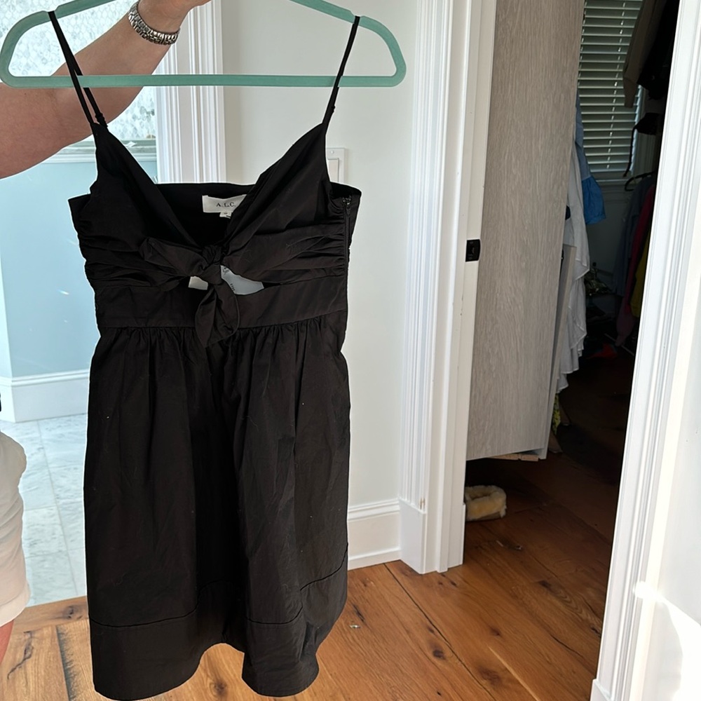 ALC Black Daniela Mini Dress